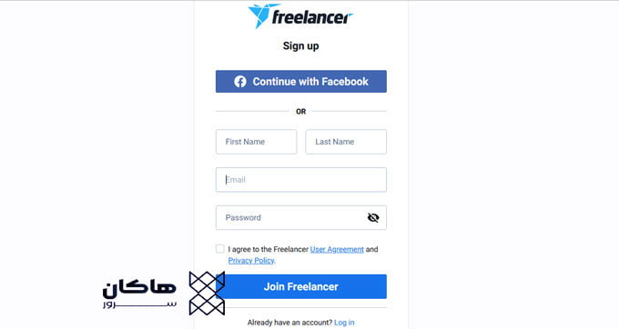 ساخت اکانت freelancer در 13 قدم ساده ساخت اکانت freelancer