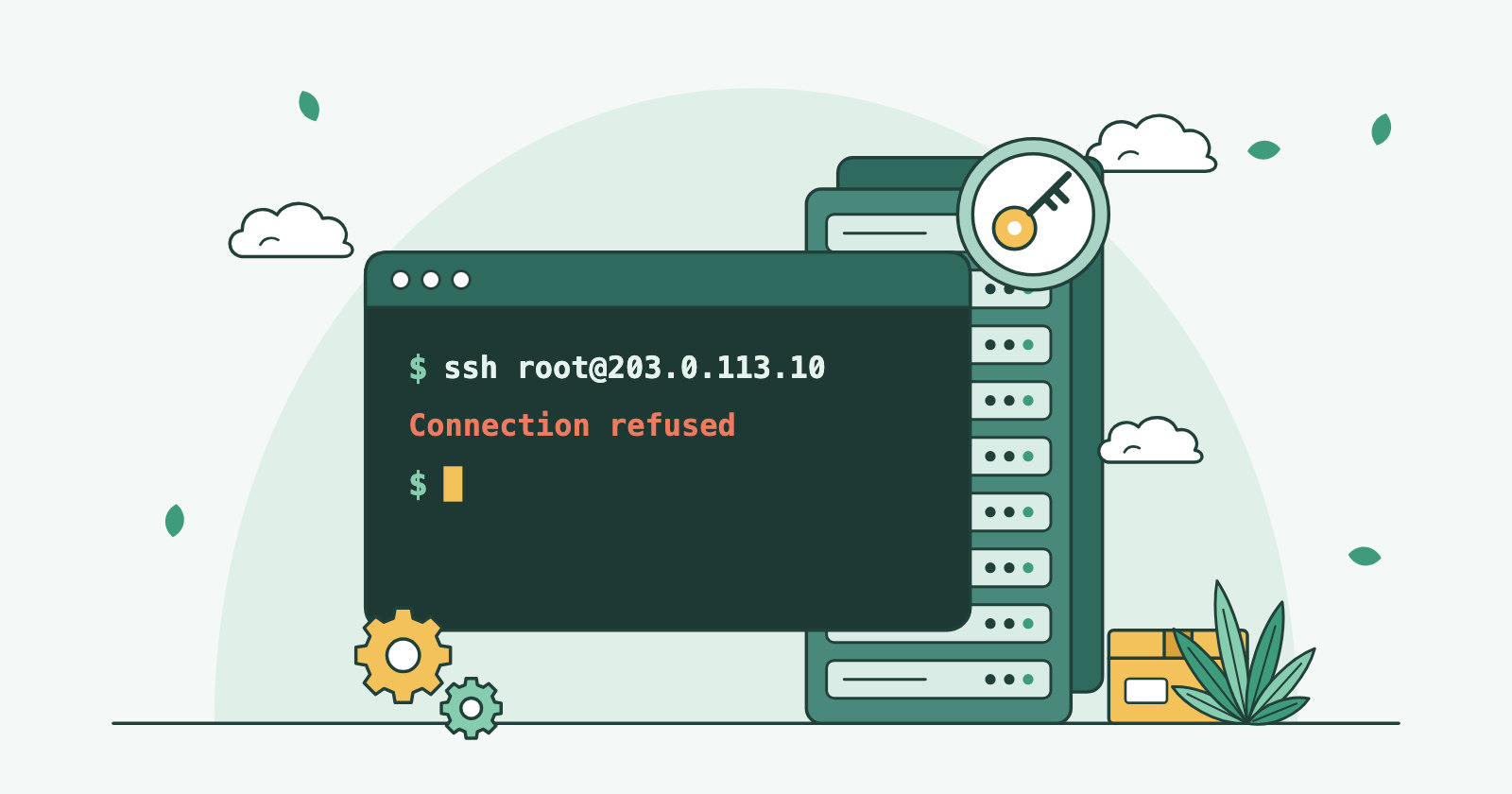 رفع خطای Connection Refused در اتصال به سرور مجازی از طریق SSH