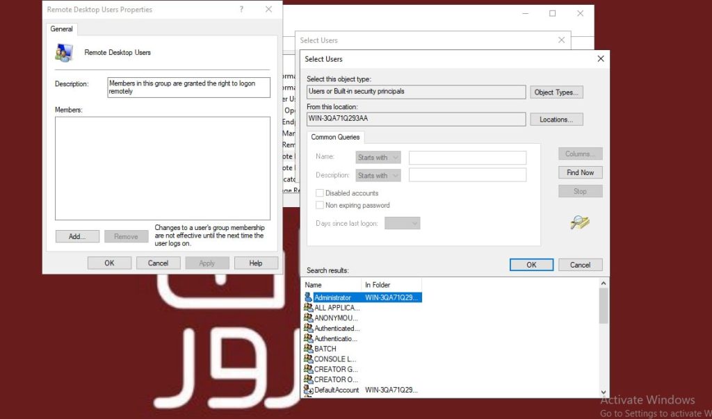 رفع خطای Access Denied در اتصال به ویندوز سرور رفع خطای “Access Denied” در اتصال به ویندوز سرور - هاکان سرور