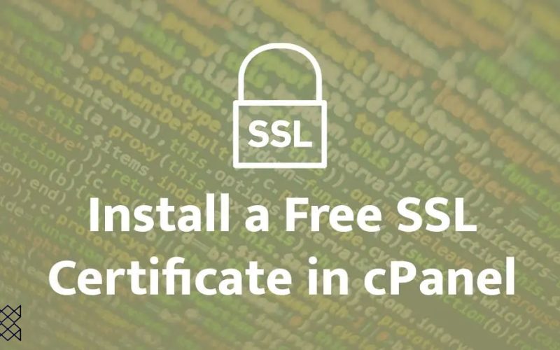 فعال‌سازی SSL رایگان سی‌پنل
